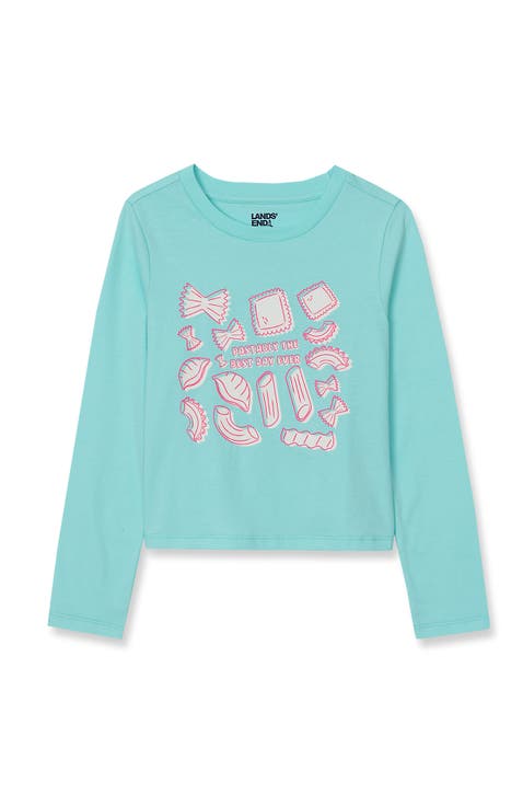 Girls Long Sleeve Graphic Meet and Greet Tee