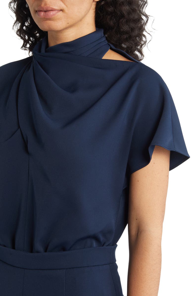 Black Halo Estella Short Sleeve Jumpsuit, Alternate, color, 