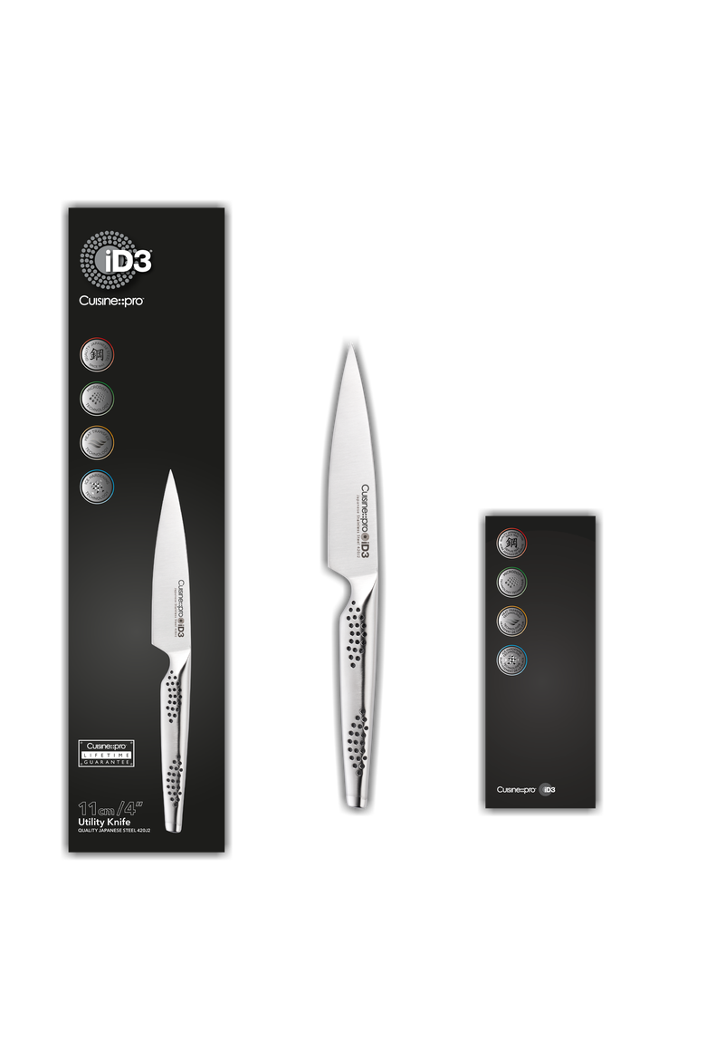 iD3® 4" Utility Knife, Alternate, color, Silver