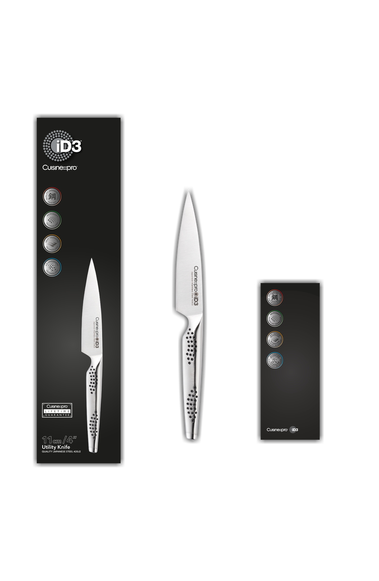 Cuisine::pro<sup
®</sup
iD3<sup
®</sup
4" Utility Knife, Alternate, color, Silver