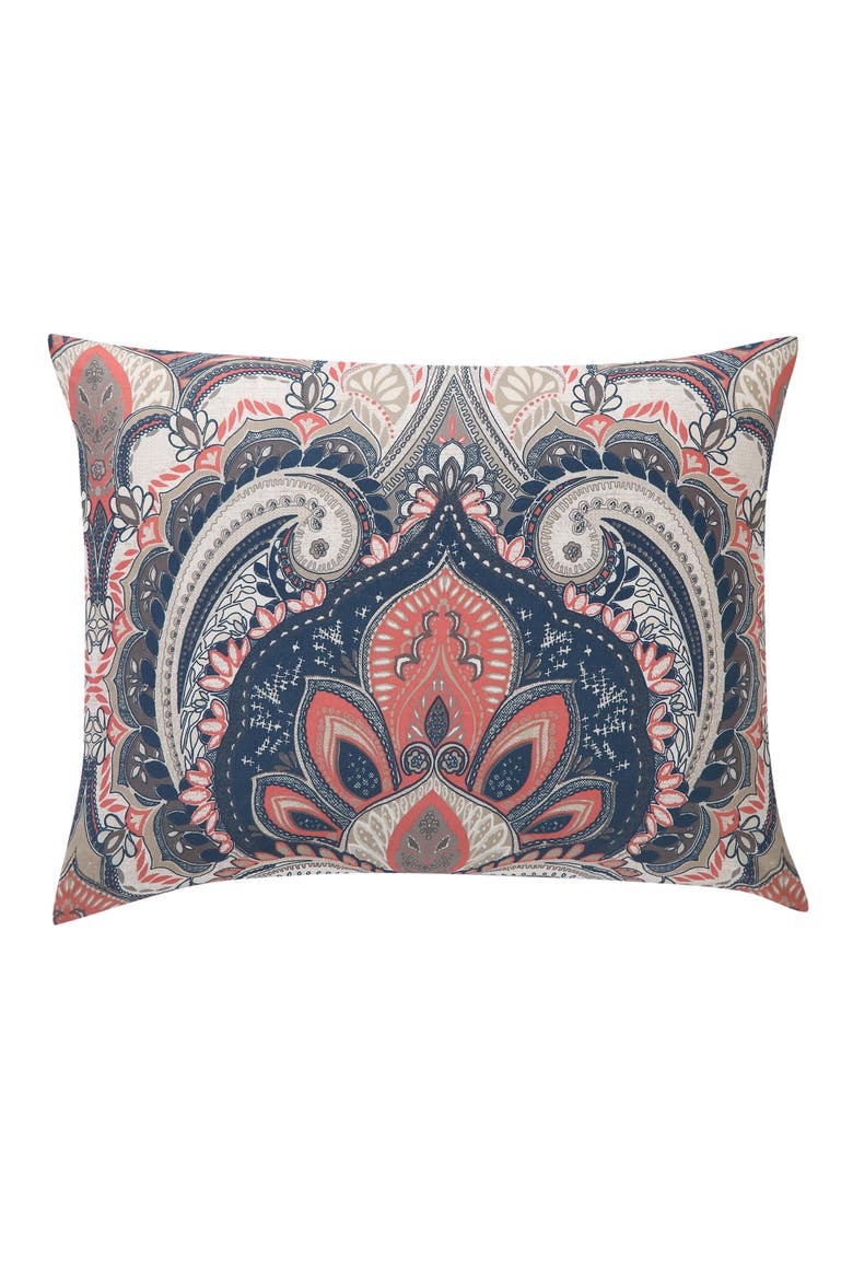 Damask Reversible Comforter Set - Full/Queen, Alternate, color, CORAL