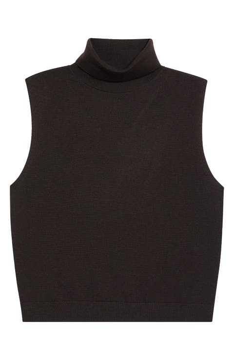 James Merino Wool Sleeveless Sweater