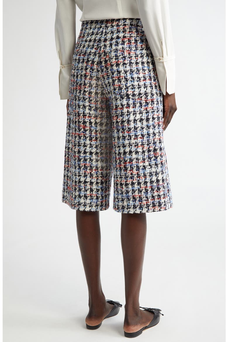 Americana Houndstooth Eyelash Tweed Shorts, Alternate, color, AMERICANA MULTI