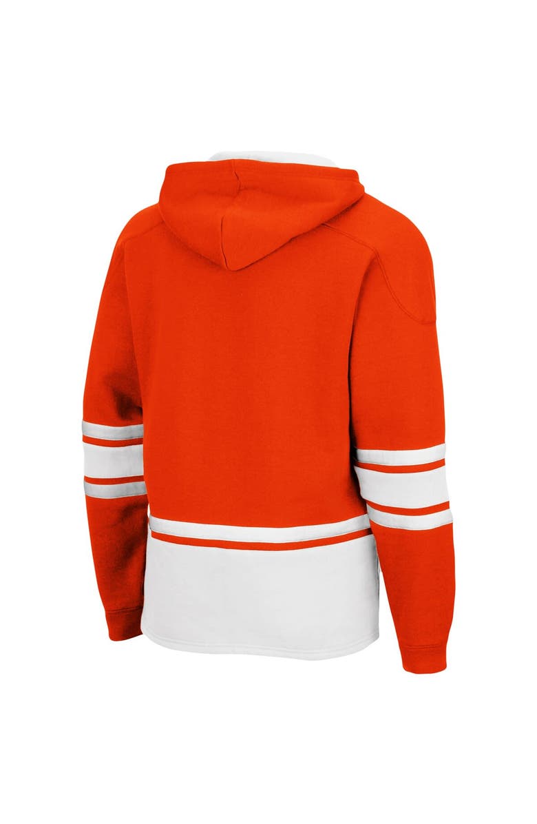 COLOSSEUM Men's Colosseum Orange Clemson Tigers Lace Up 3.0 Pullover Hoodie, Alternate, color, Orange