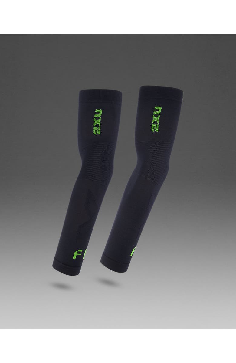 2XU Recovery FIR Flex Leg Sleeves, Main, color, Black/Nero