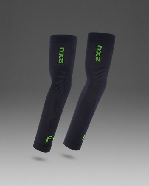 2xu Recovery Fir Flex Leg Sleeves In Black