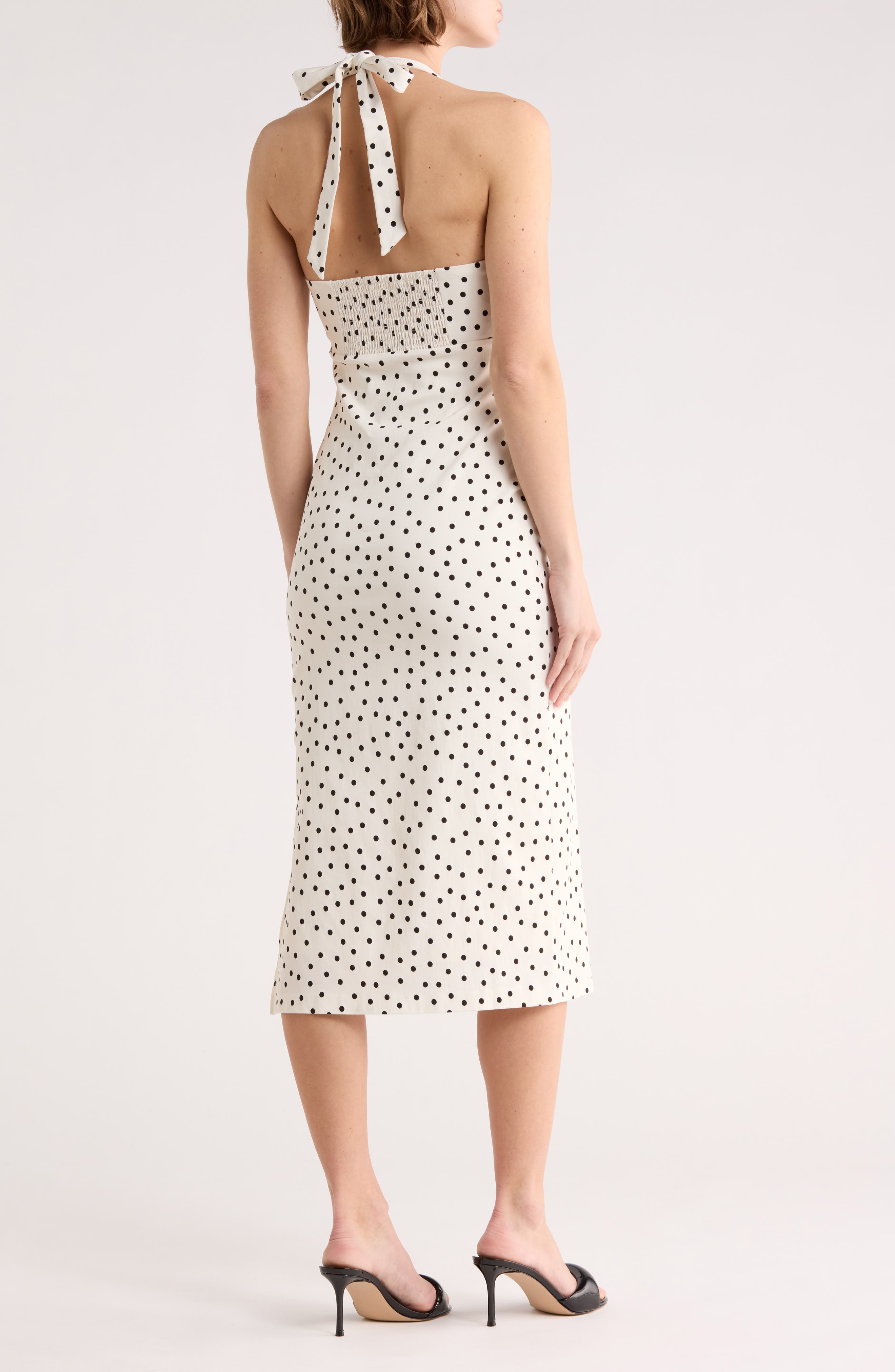 Halter Neck Midi Dress - image 4