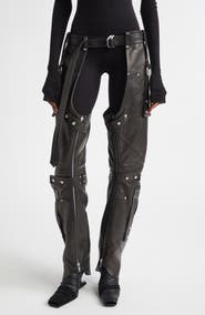 Rick Owens Leo Prothmann Leather Chaps