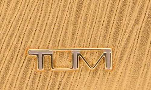 Tumi Flap Card Case In Gold