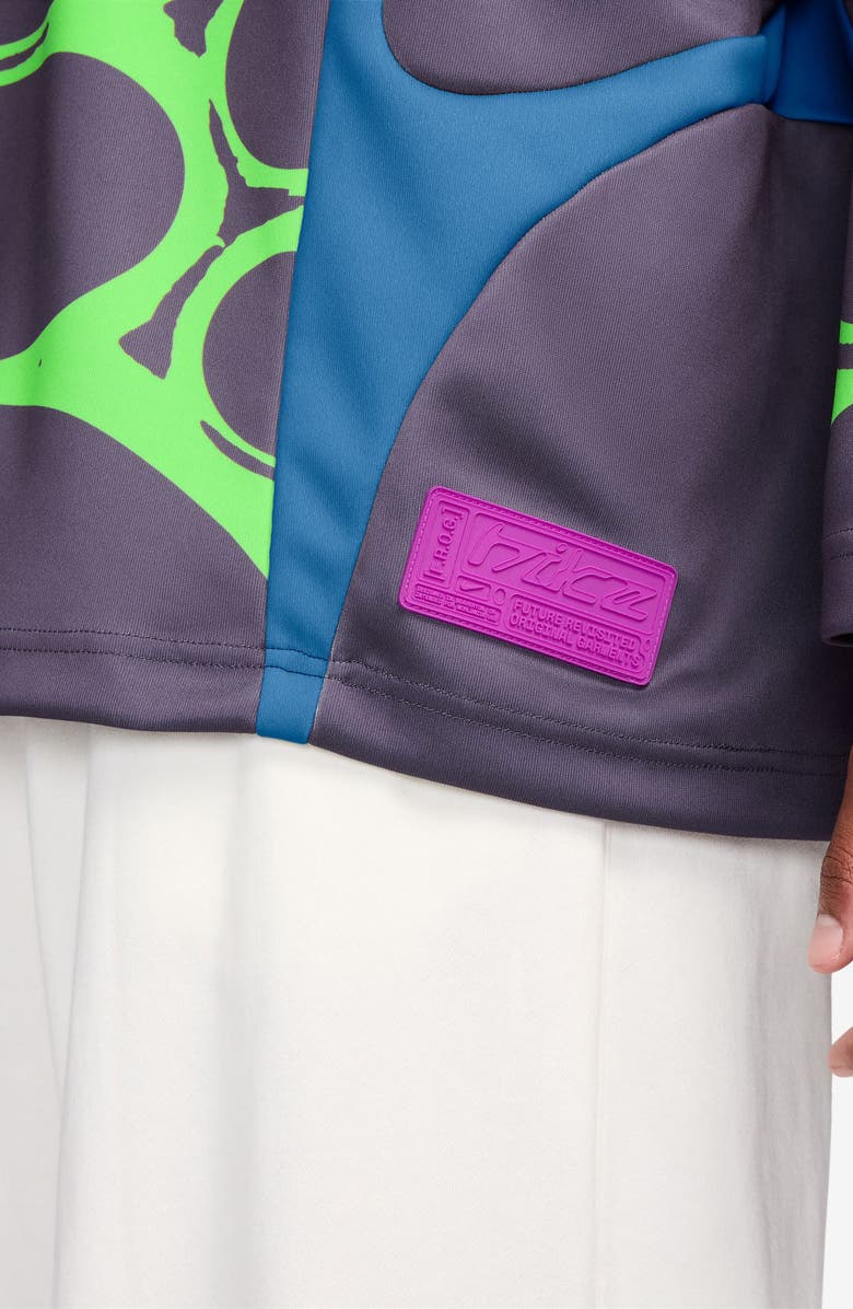 Nike F.R.O.G. Jelly Cage Oversize Jersey, Alternate, color, Brilliant Blue/ Dark Raisin
