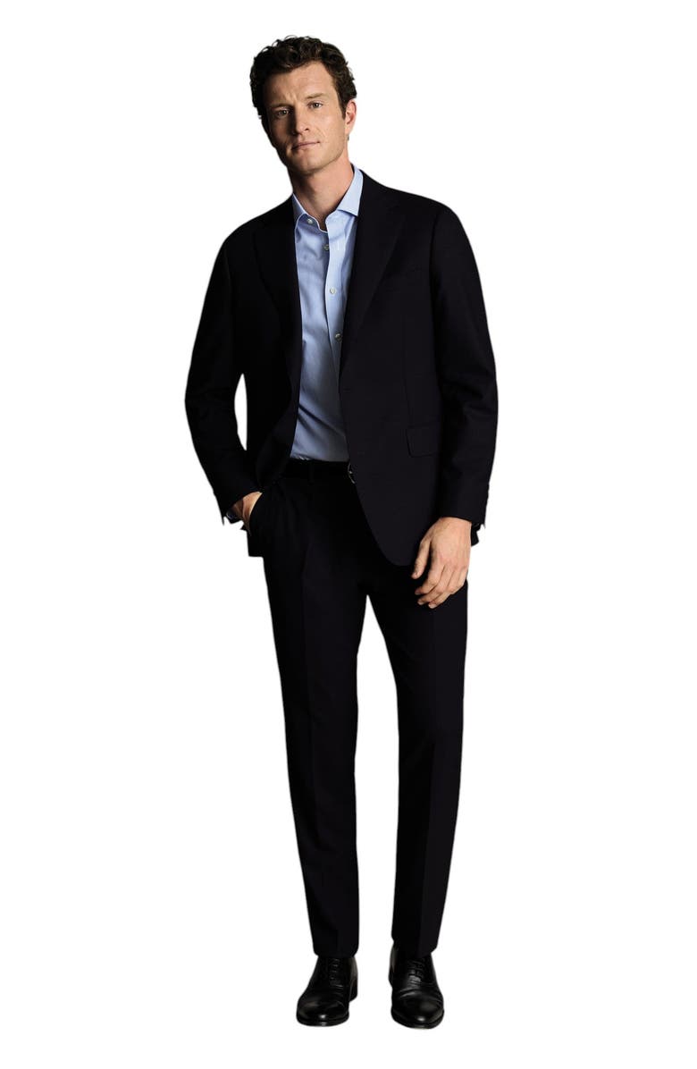 Charles Tyrwhitt Ultimate Suit Jacket, Alternate, color, Dark Navy