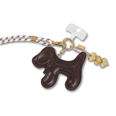 Universal Phone Crossbody Strap with Plush Animal