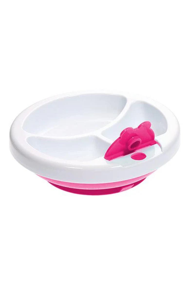 Plato Warm Feeding Plate, Alternate, color, Pink