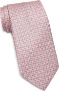 David Donahue Neat Silk Tie