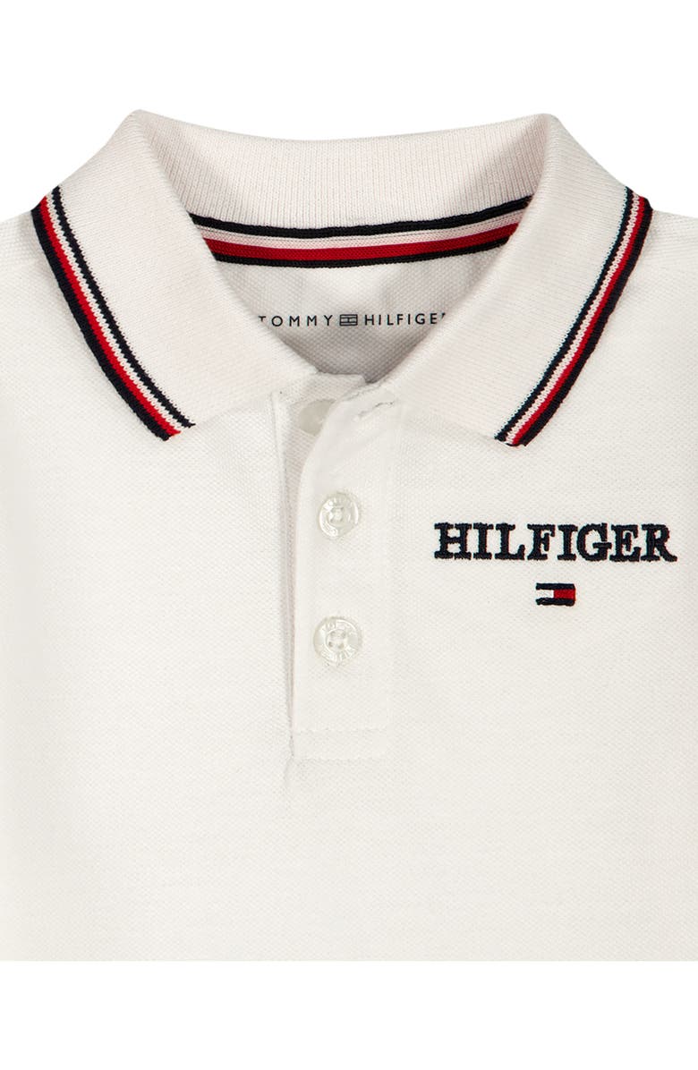 Tommy Hilfiger Logo Polo & Shorts Set, Alternate, color, White