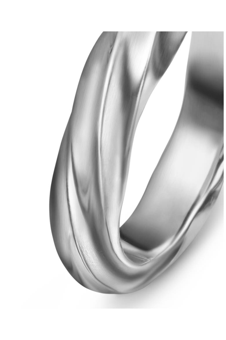 Cable Edge™ Band Ring in Recycled Sterling Silver, Alternate, color, STERLING SILVER RECYCLED