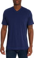 Robert Graham Eastwood V-Neck Cotton Blend T-Shirt
