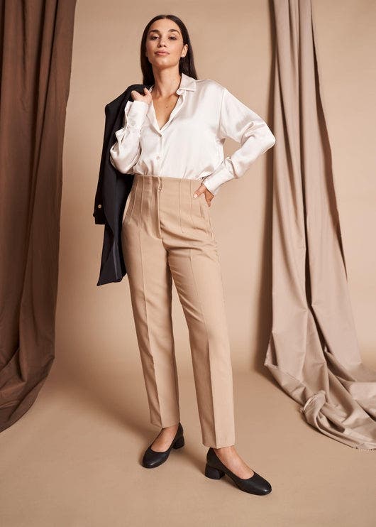 VISCATA Milan Leather Heels, Alternate, color, Black