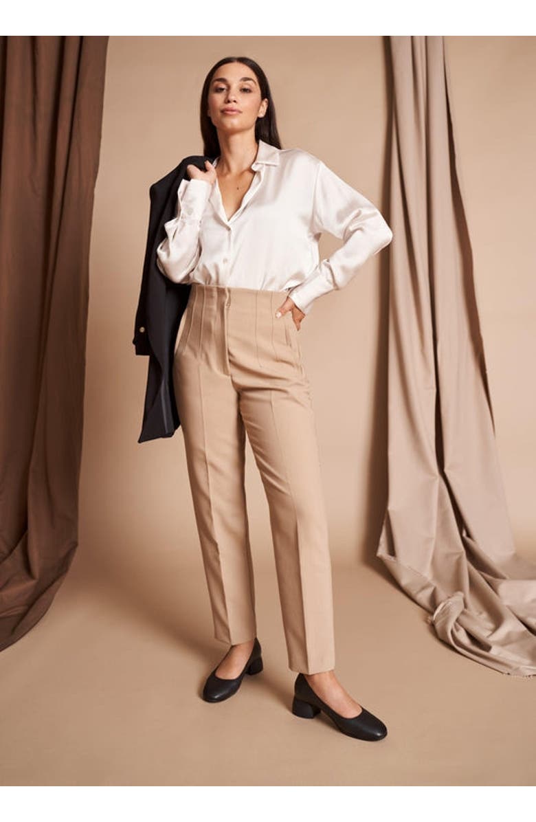 VISCATA Milan Leather Heels, Alternate, color, Black