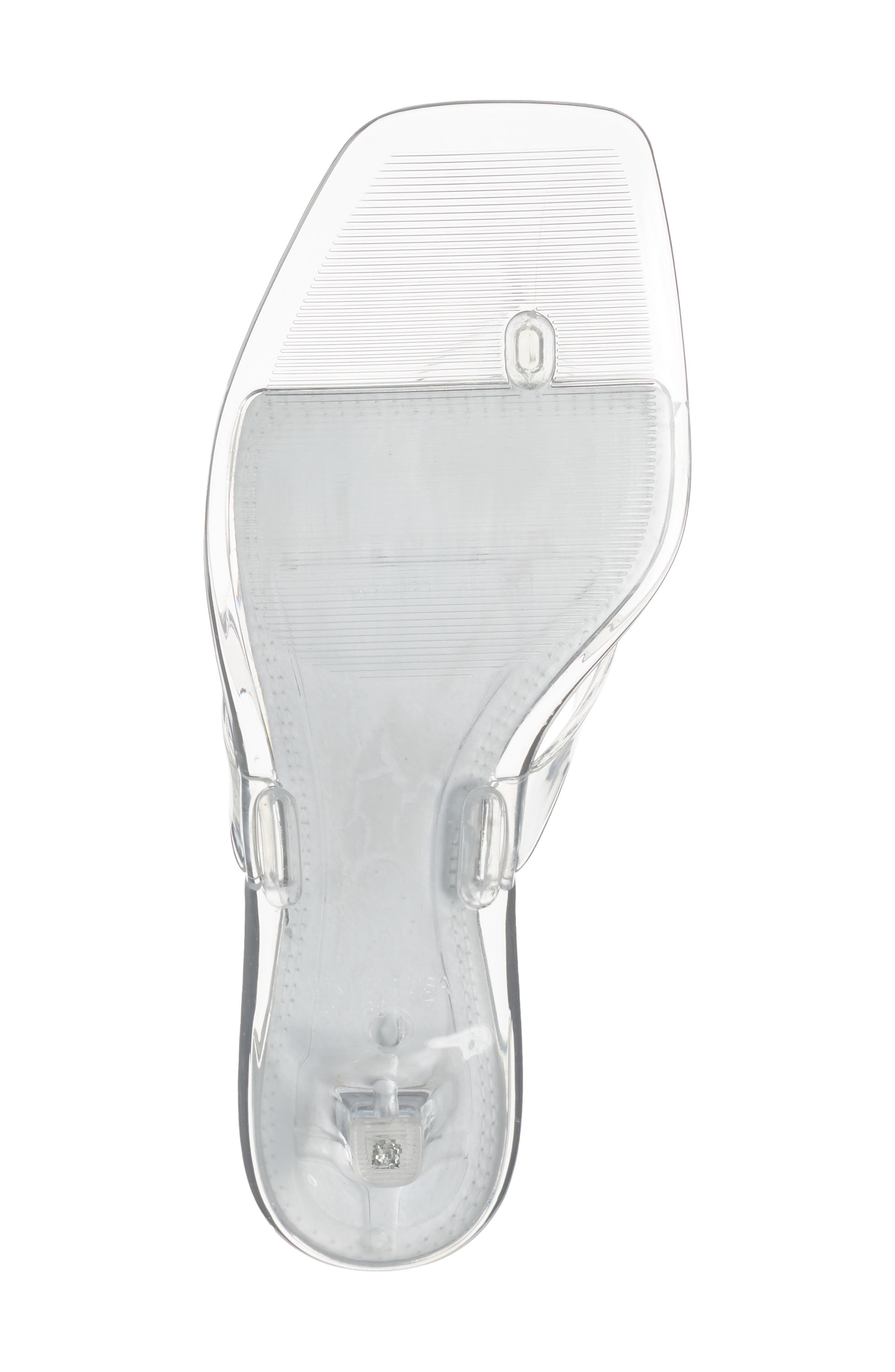 Martinni Slide Sandal, Alternate, color, CLEAR PVC