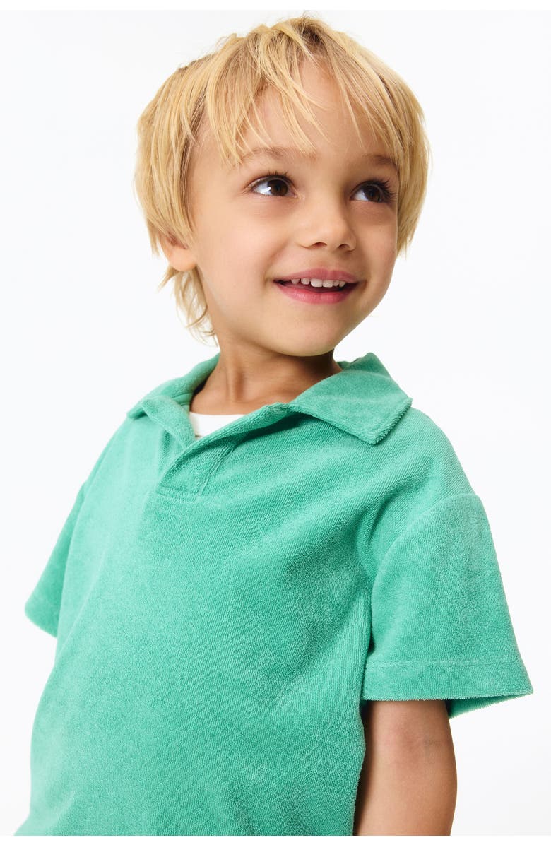 H&M 2-piece Velour Set, Alternate, color, Bright Green