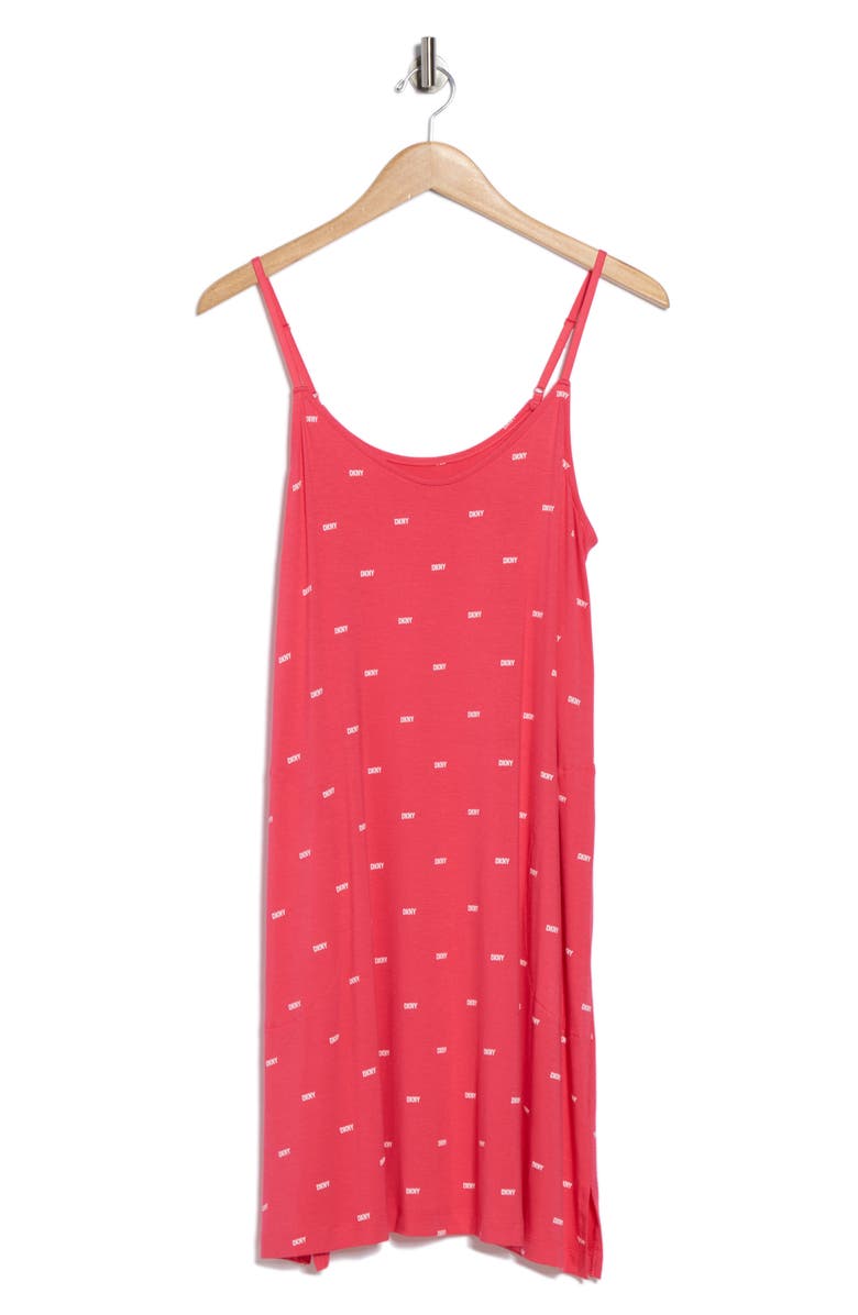 DKNY Logo Nightgown, Alternate, color,