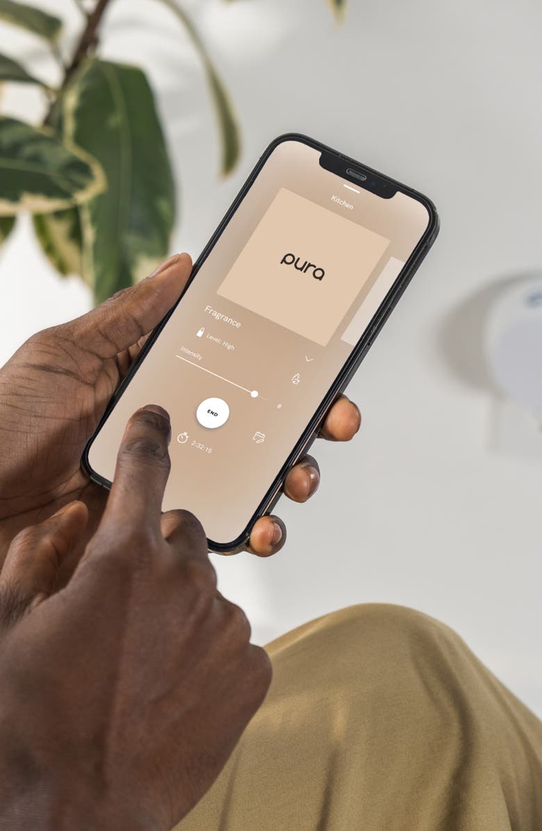 PURA x Capri Blue Volcano & Tinsel & Spice Pura 4 Smart Fragrance Diffuser & Refill Set, Alternate, color, Volcano/Tinsel & Spice