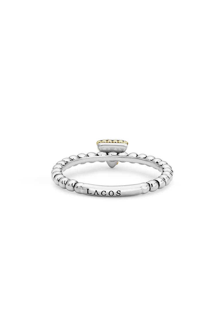 KSL Diamond Pyramid Stacking Ring, Alternate, color, SILVER/ DIAMOND