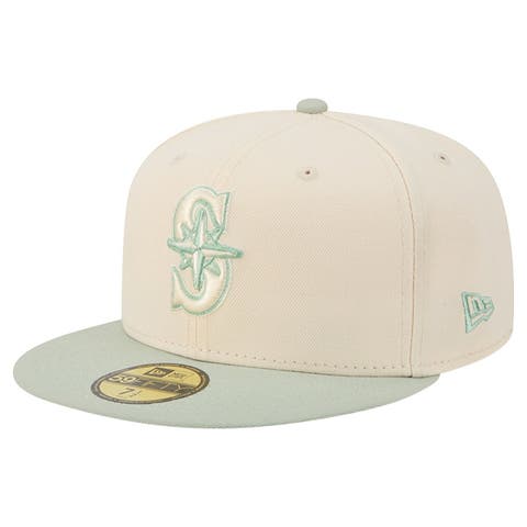 Men's New Era Cream/Green Seattle Mariners Color Pack 59FIFTY Fitted Hat