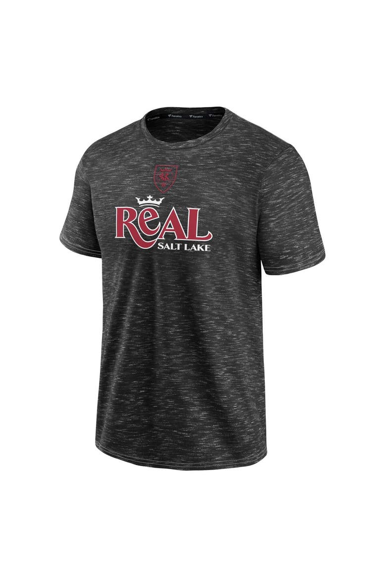 Men's Fanatics Branded  Charcoal Real Salt Lake T-Shirt, Alternate, color, Charcoal
