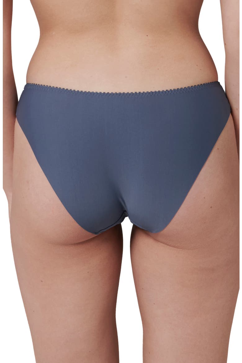 Intrigue Embroidered Bikini, Alternate, color, CINDER BLUE