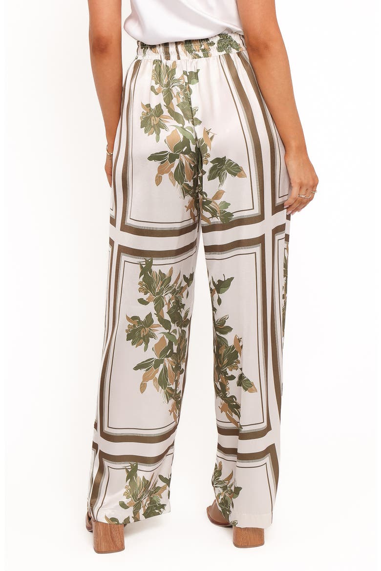 Wren Linen Pants, Alternate, color, OLIVE PRINT