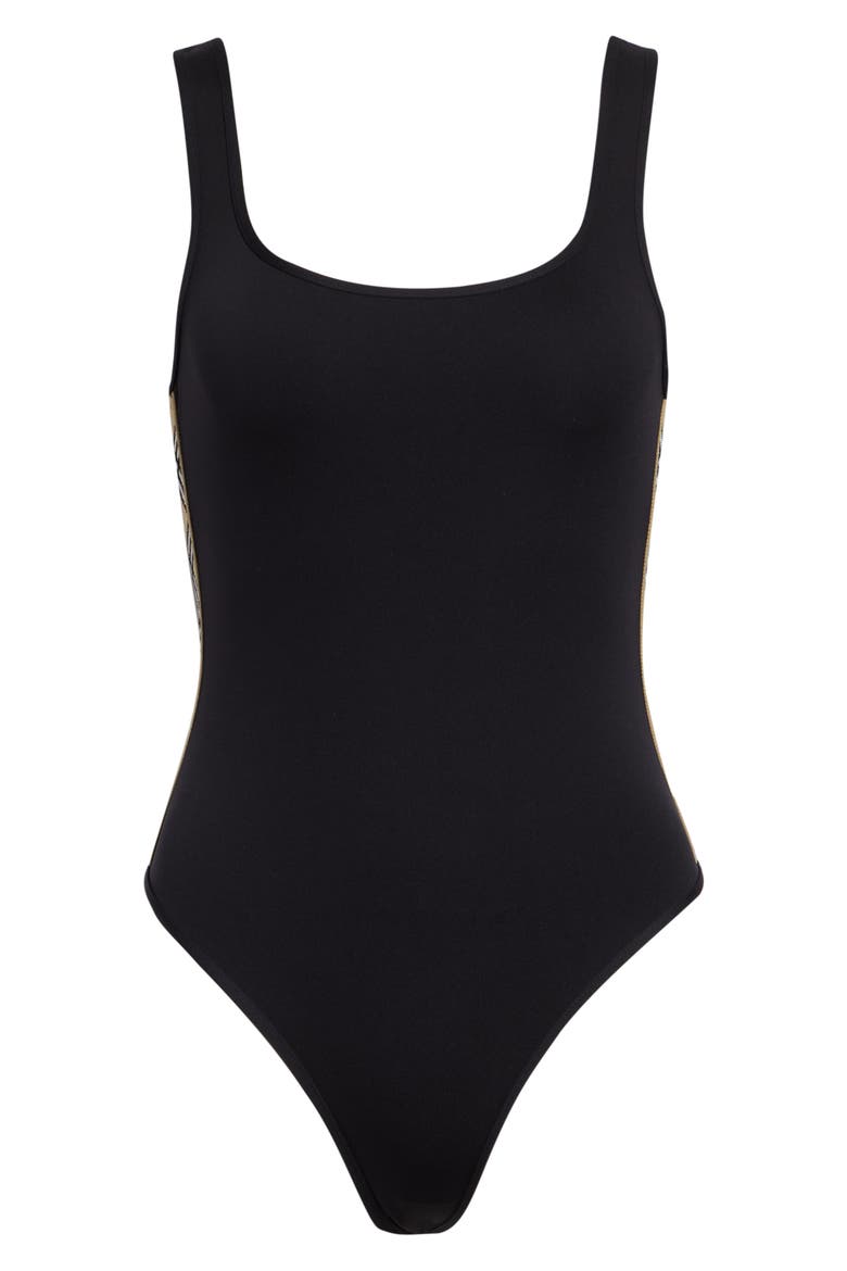 Sorcha One-Piece Swimsuit, Alternate, color, BLACK