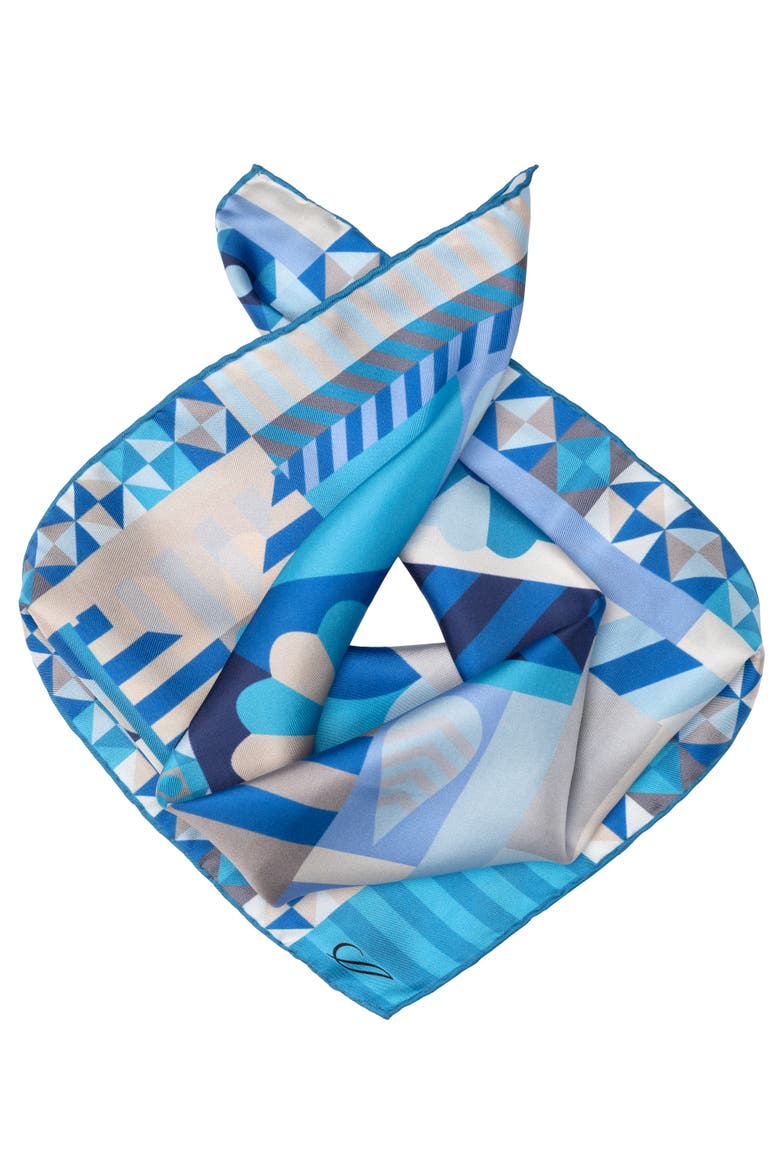 Giulietta - Silk Bandana, Alternate, color, Blue