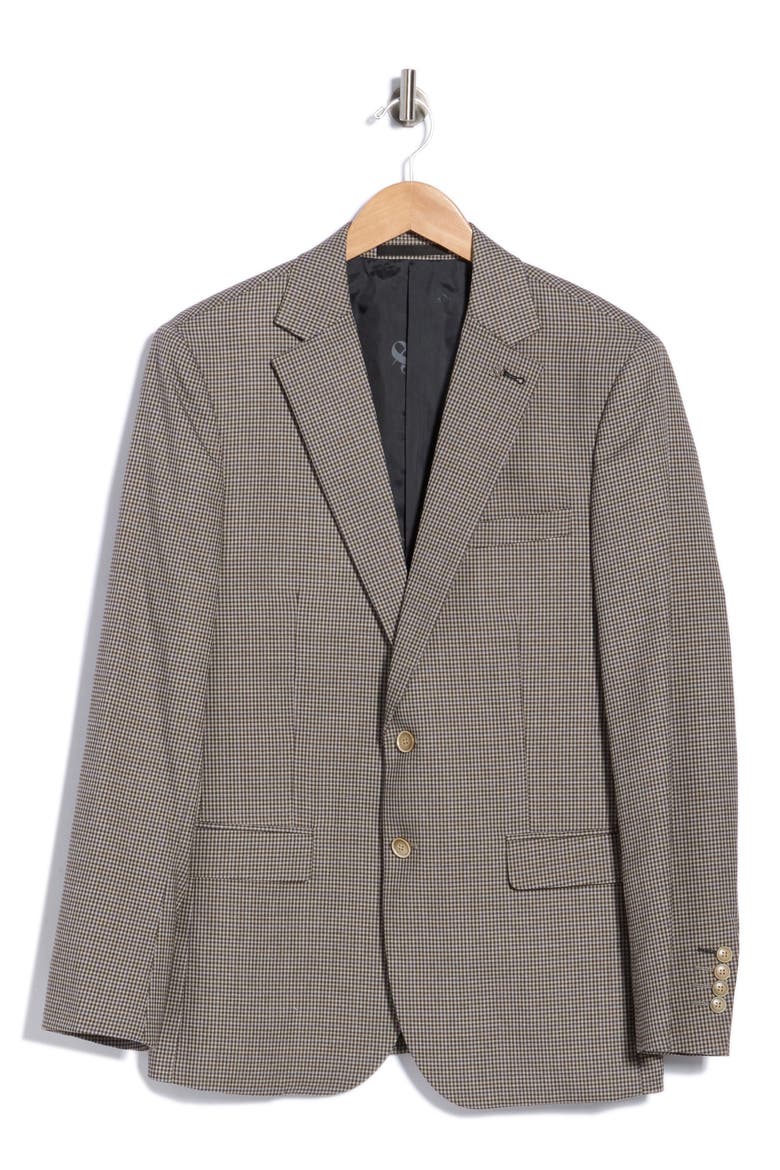 Check Sport Coat, Main, color, BROWN