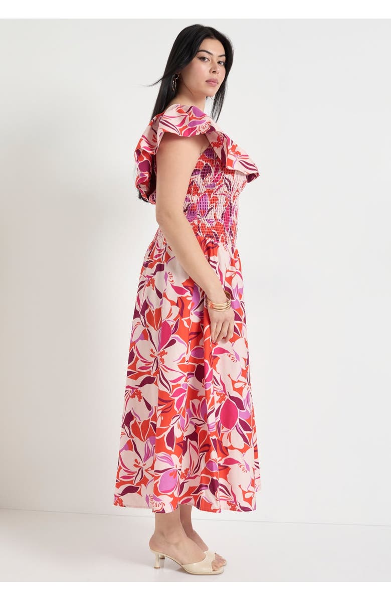 June + Vie Smocked Bubble Dress, Alternate, color, The Blooms