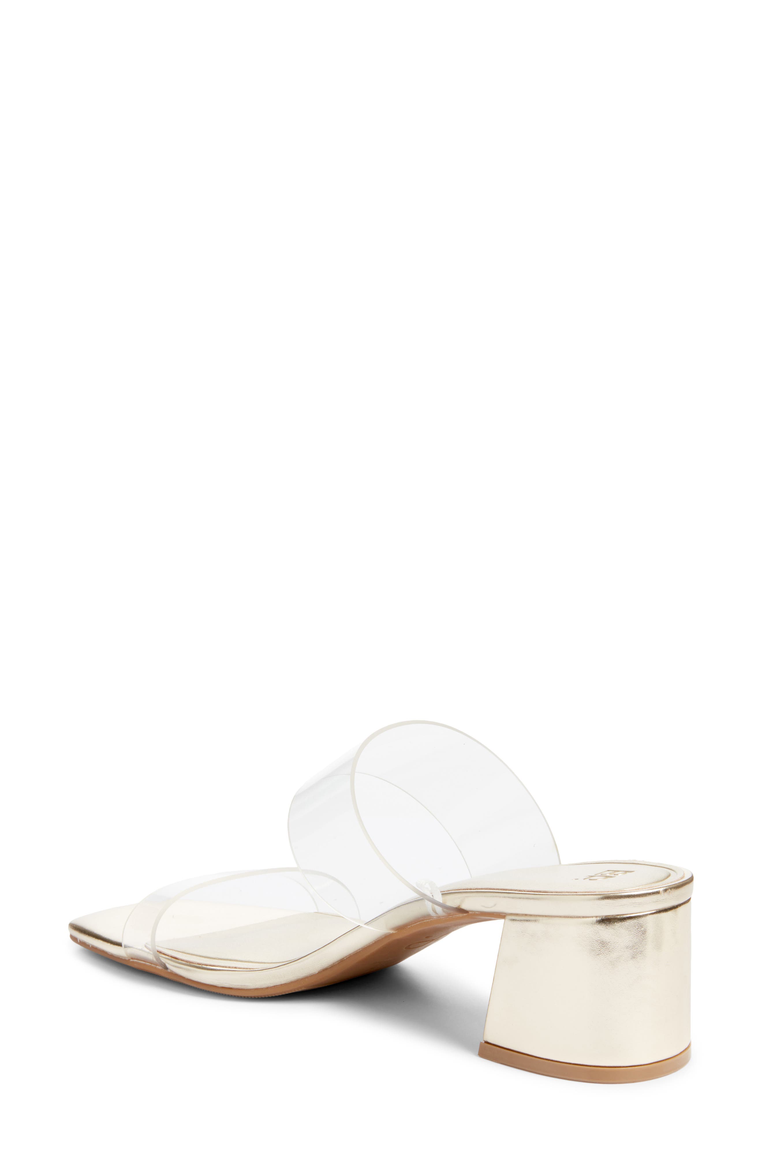 Lulu Block Heel Slide Sandal, Alternate, color, GOLD LIGHT METALLIC