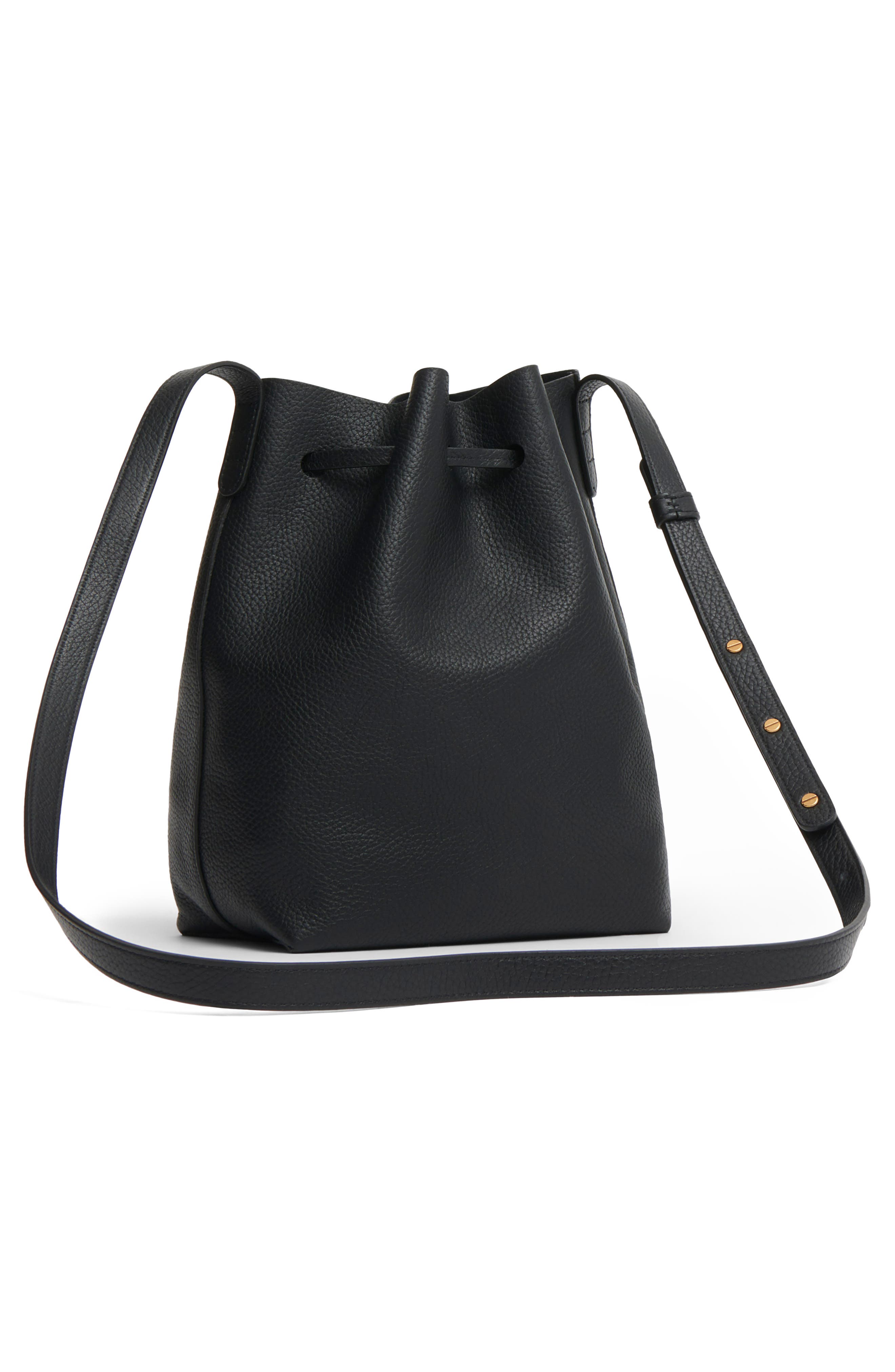 Mansur Gavriel Mini Soft Leather Bucket Bag, Alternate, color, 