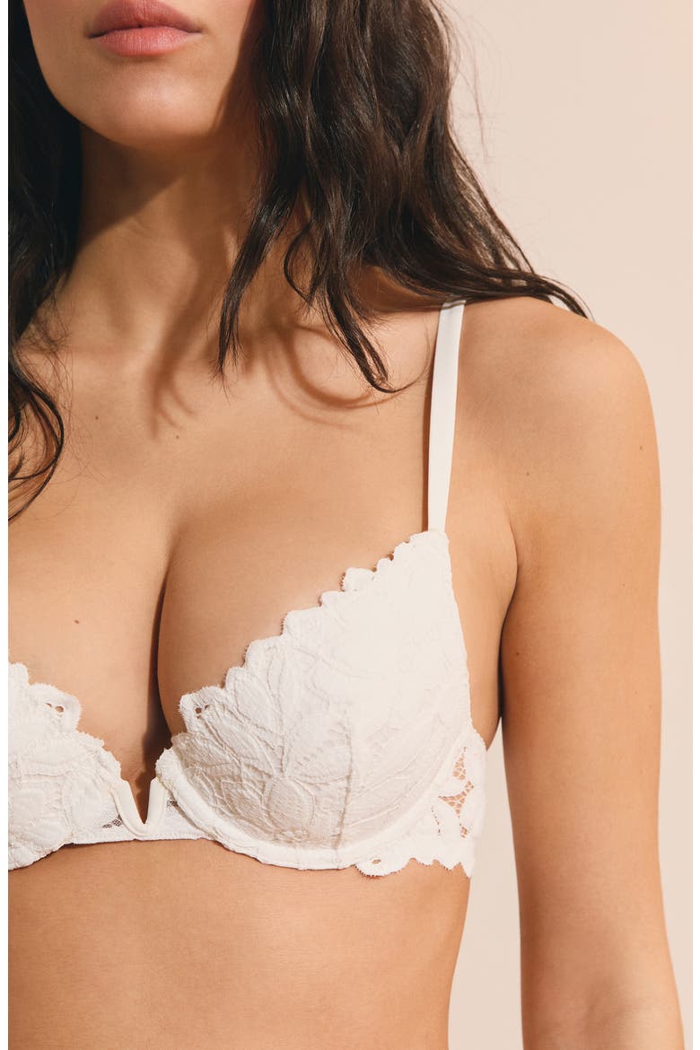 Celeste °2 Underwire Balconette Bra, Alternate, color, WHITE