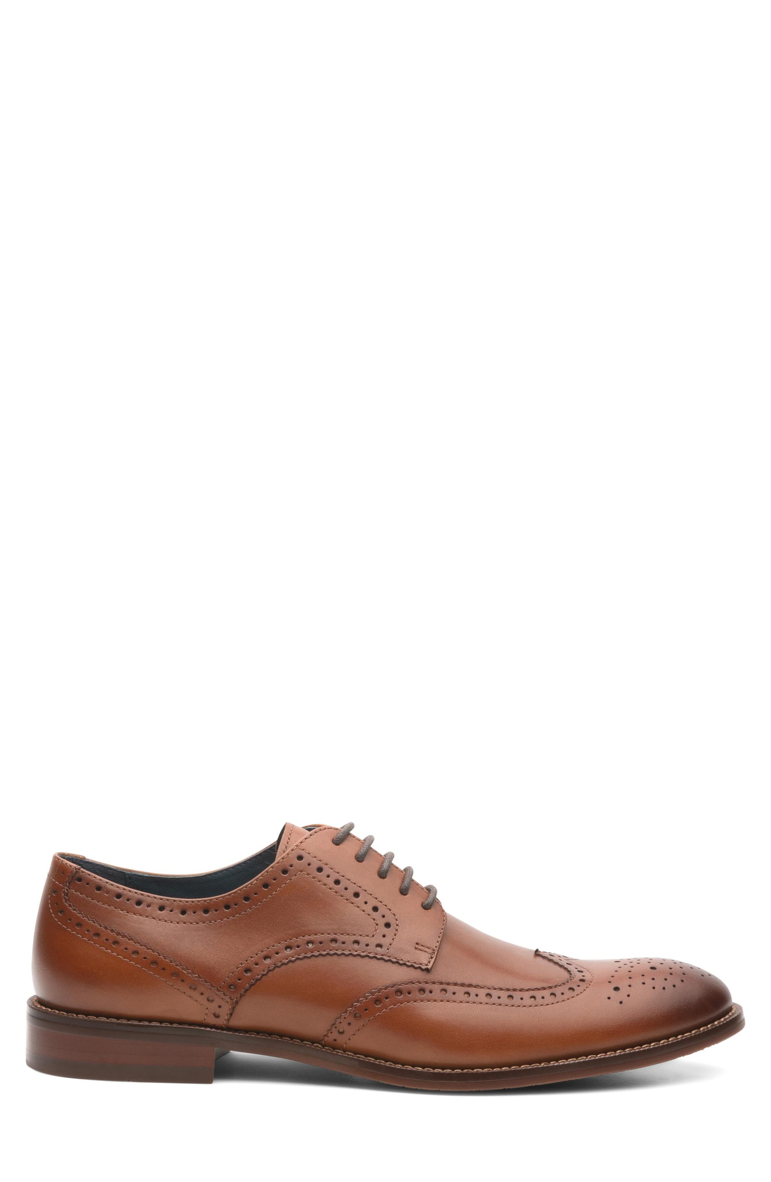 Marshall Wingtip Derby, Alternate, color, COGNAC