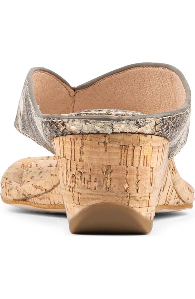Donald Pliner Wedge Flip Flop, Alternate, color, Platino