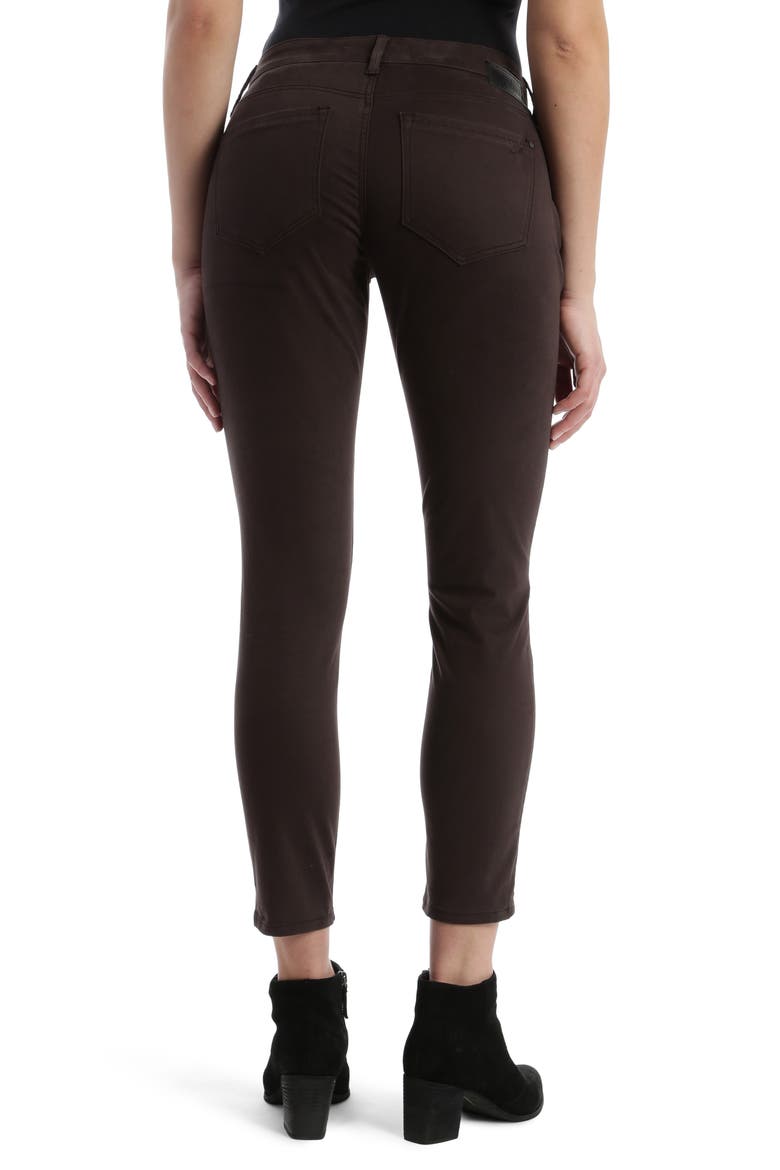 Alexa Ankle Skinny Jeans, Alternate, color, BLACK COFFEE SATEEN