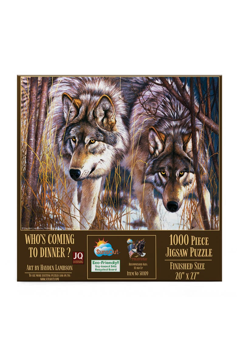 Whos Coming to Dinner 1000 piece Jigsaw Puzzle for Adults, Alternate, color, Multicolor