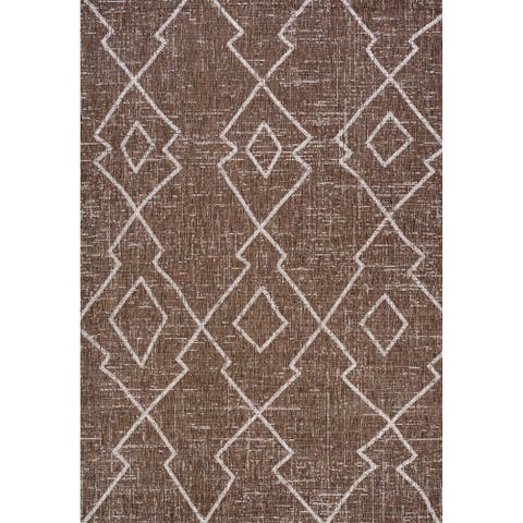 Carwa  Diamond Trellis Indoor/Outdoor Area Rug