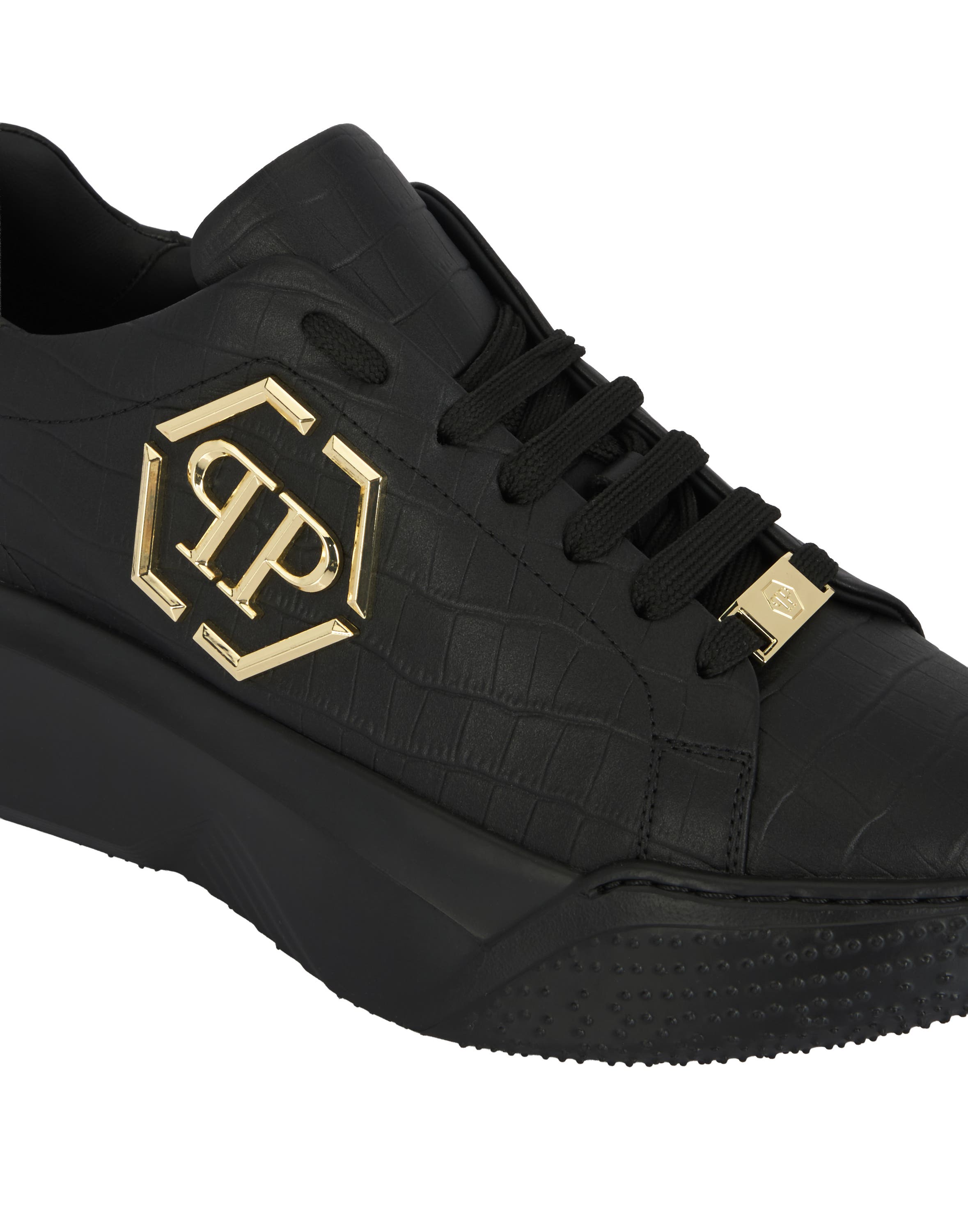 Crocco Godzilla Runner Comfort Unisex, Alternate, color, black/lightgold