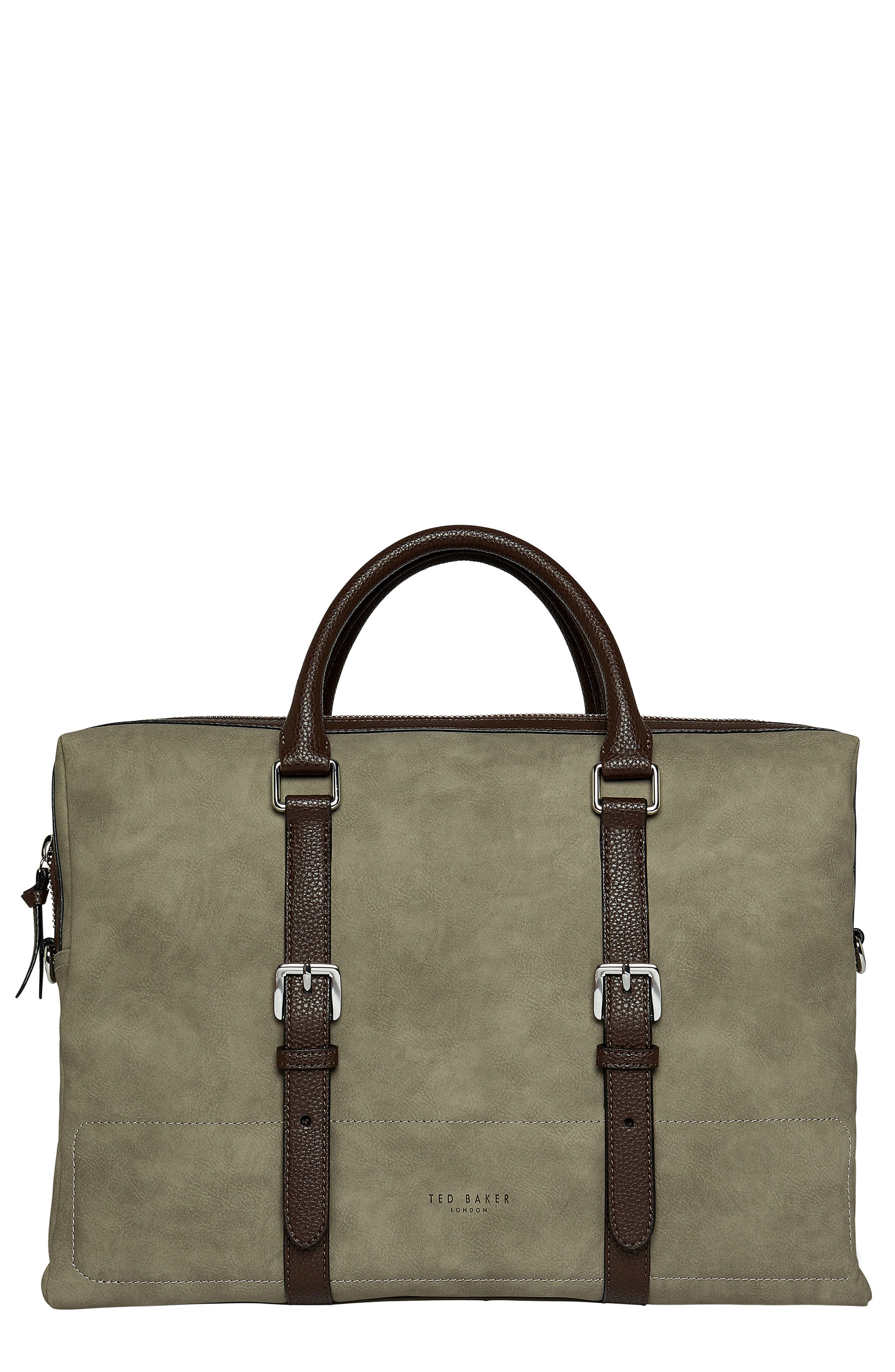 Ted Baker London While Faux Leather Document, Main, color, 