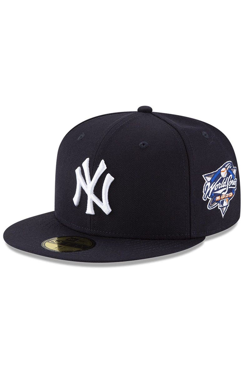 New Era Men's New Era Navy New York Yankees Side Patch 2000 World Series 59FIFTY Fitted Hat, Main, color, 