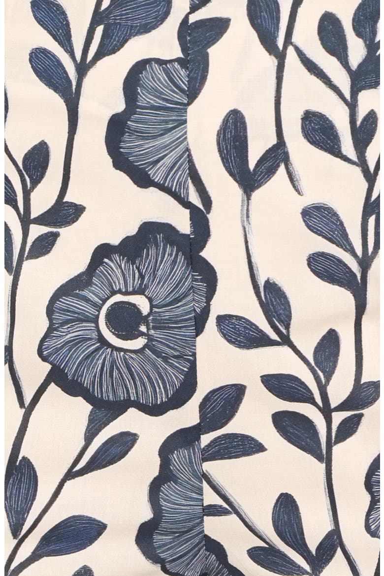Jensen Scallop Hem Pants, Alternate, color, BLUE FLORAL