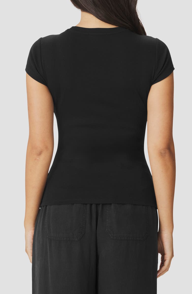 Splendid Josie Stretch Jersey T-Shirt, Alternate, color, Black