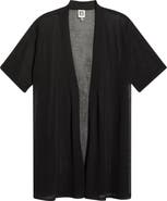 Anne Klein Semisheer Short Sleeve Cardigan